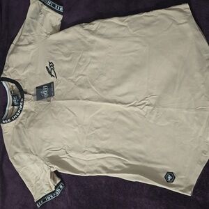 Bee Inspired Beige Short Sleeve Tee